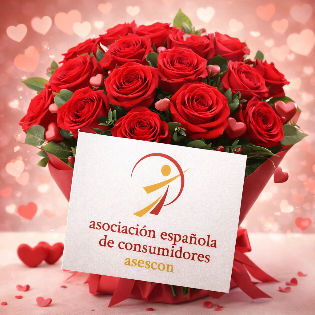 Según estudio de la Asociación Española de Consumidores el gasto medio en San Valentín será de 104 €